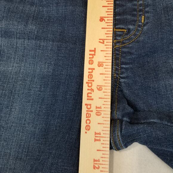 Spanx Shape Jeans Size XL Petite 20327Q Everywhere Flare Raw Hem Midnight Shade - Picture 8 of 10